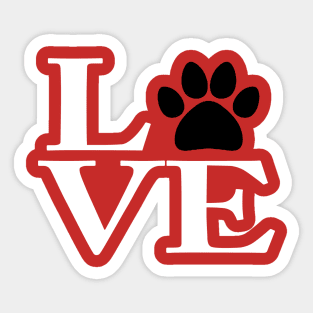 Love Pet Sticker